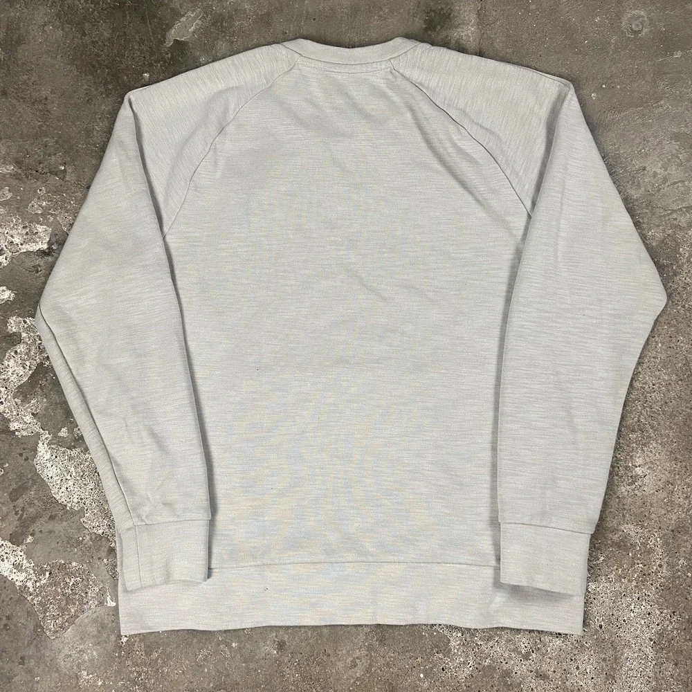 Nike Tech Fleece Sweatshirt Size Medium Beige Optic Pocket Crewneck Pullover